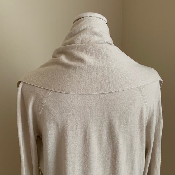 TSE Wool Shawl Collar Open Wrap Cardigan Sweater - Picture 6 of 11